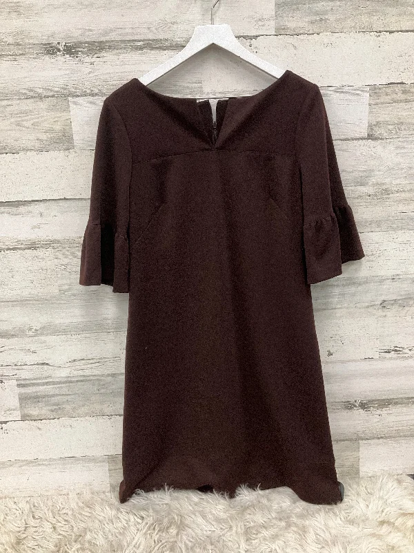 Members Only Dress Casual Midi By Donna Morgan In Brown, Size: M