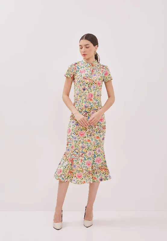 Discount Extravaganza PHOENIX Mermaid Cheongsam Dress