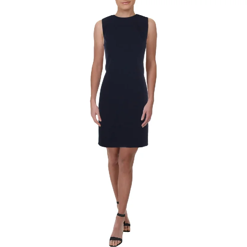 Flash Sale Womens Textured Sleeveless Wear to Work Dress