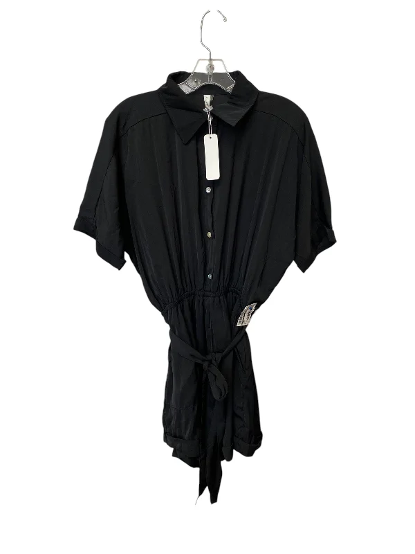 Today’s Deal Romper By Glam In Black, Size: S
