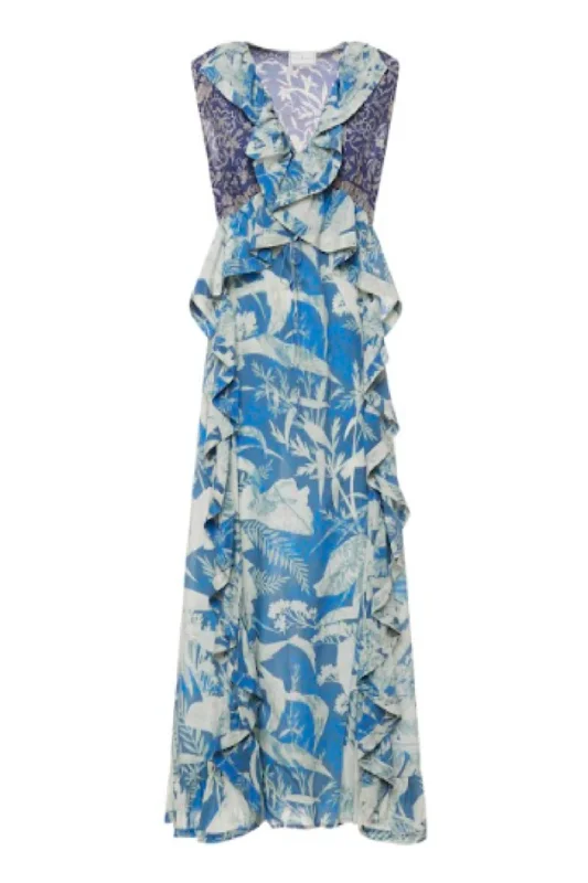 Limited Time Offer Women's Brule Dress In Blue Floral