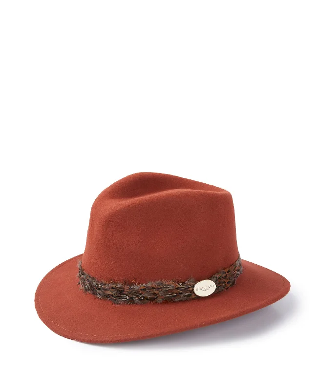 Weekend Deal Suffolk Fedora Bronze Wrap - Cinnamon