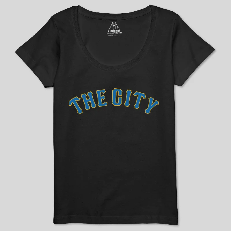 Midnight Madness THE CITY WOMEN'S SCOOP NECK SWEATSHIRT