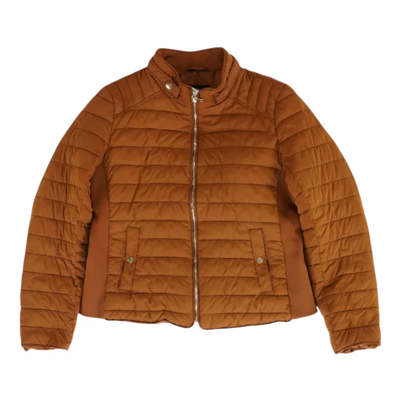 Price Drop Rust Solid Puffer Jacket