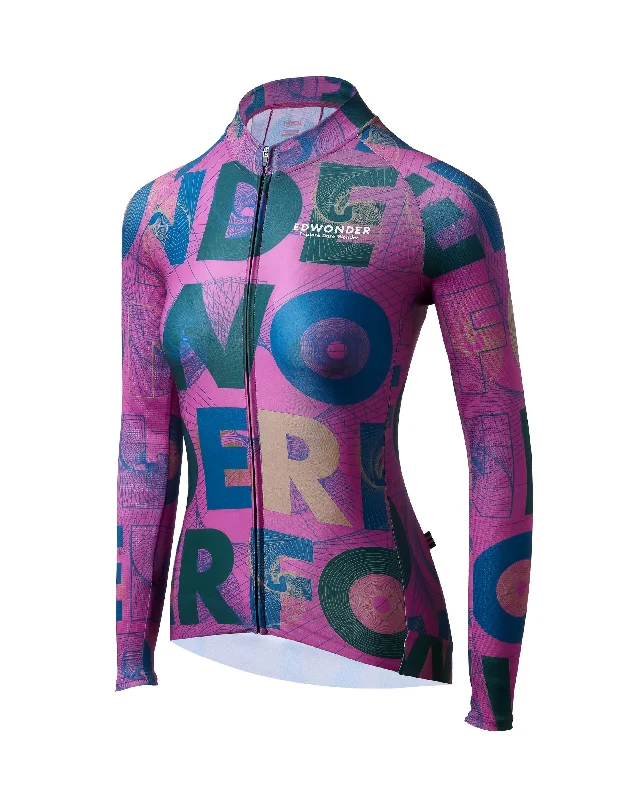 New Arrival Women's Wonderfool Infinite Long Sleeve Jersey - Berry Purple