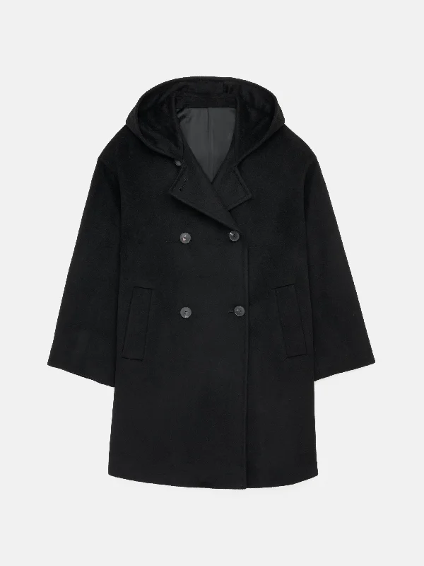 Price Reduction Double Breasted Coat In Cashmere