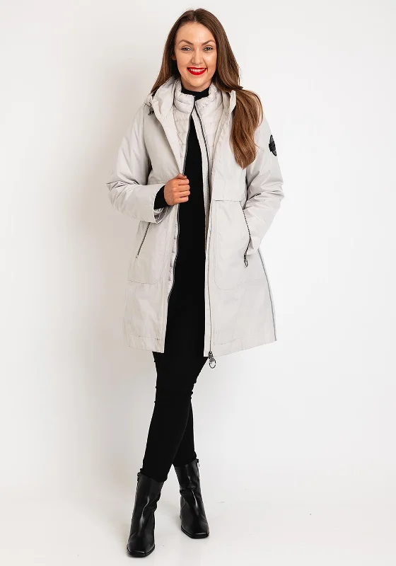 YEAR-End Sale Betty Barclay 4 In 1 Outdoor Jacket, Grey