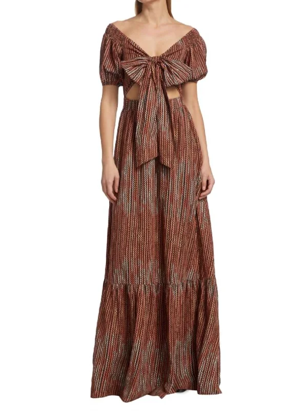 Weekend Flash Sale Megan Dress In Deco Rose