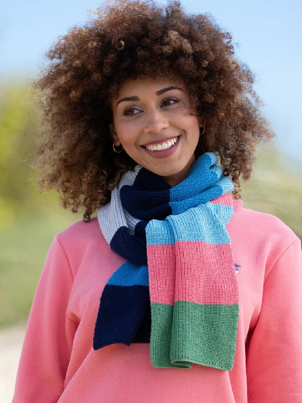 Price Drop Cliff knit scarf moonbow