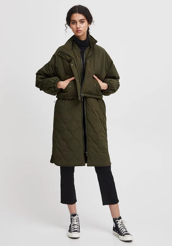 New Deals Ichi Two-In-One Jacket and Gilet Set, Khaki
