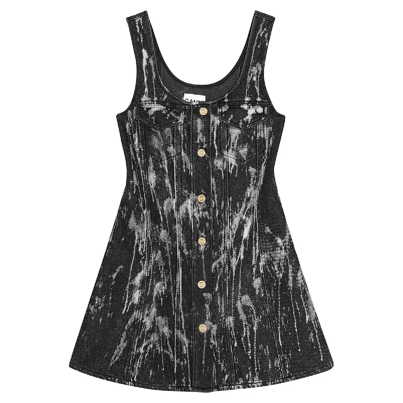 Savings Bonanza Heavy Denim Mini Dress
