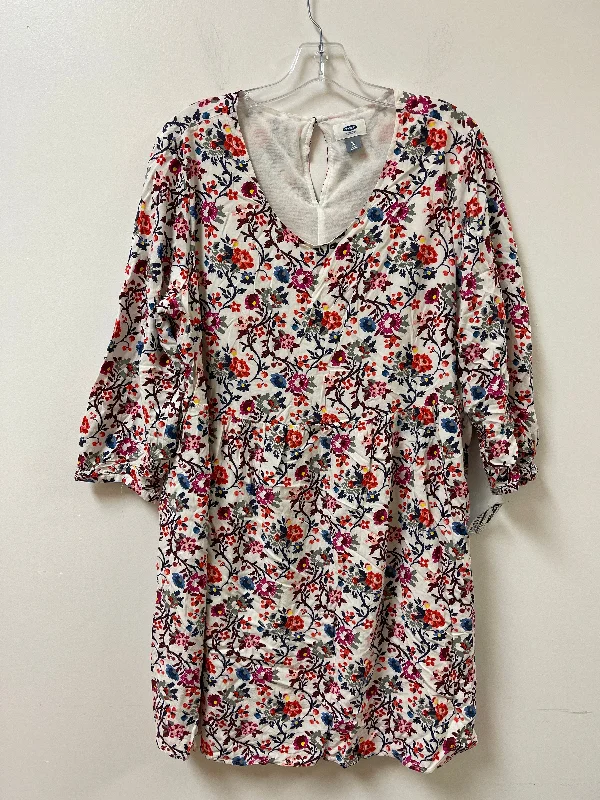 Markdowns Dress Casual Short By Old Navy In Floral Print, Size: Xl