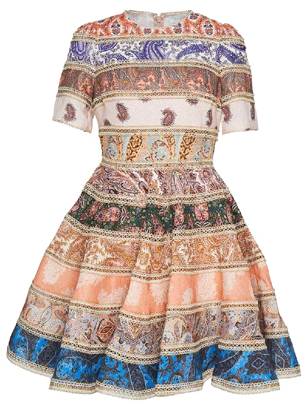 Great Bargains Devi Spliced Mini Dress