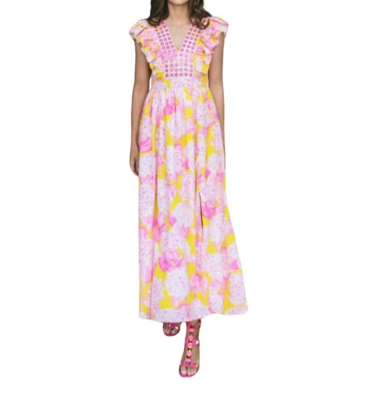 Sale Event Stacey Dress In Pink Lemonade