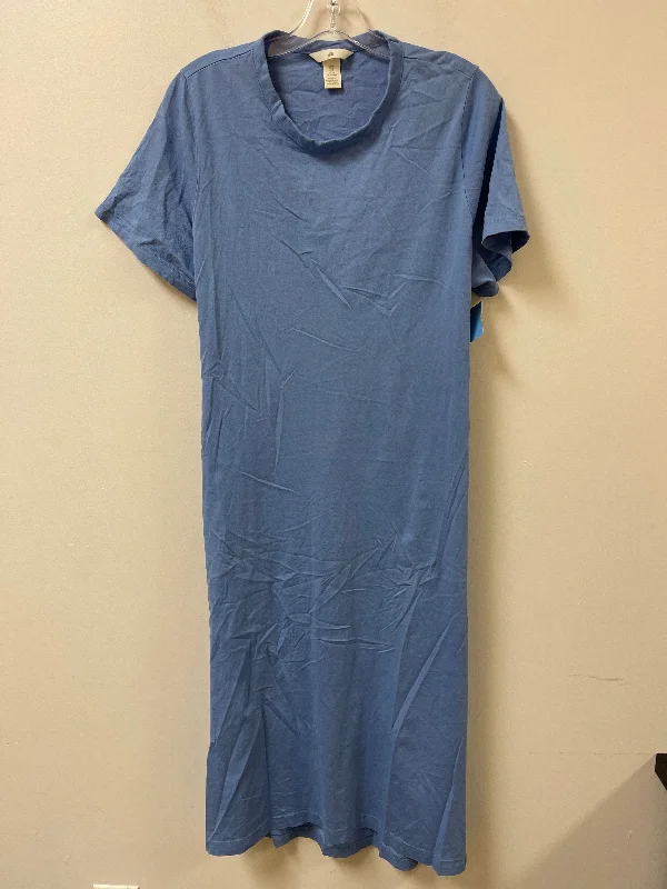 While Supplies Last Dress Casual Maxi By H&m In Blue, Size: S