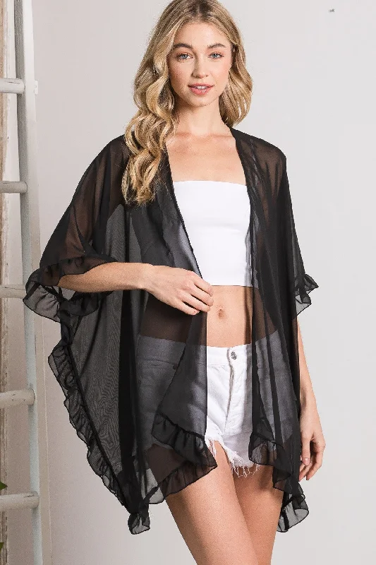 Savings Event Lightweight Sheer Shawl Cardigan