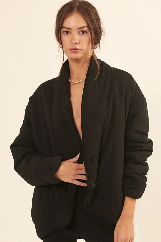 Factory Direct Sale A Solid Woven Jacket