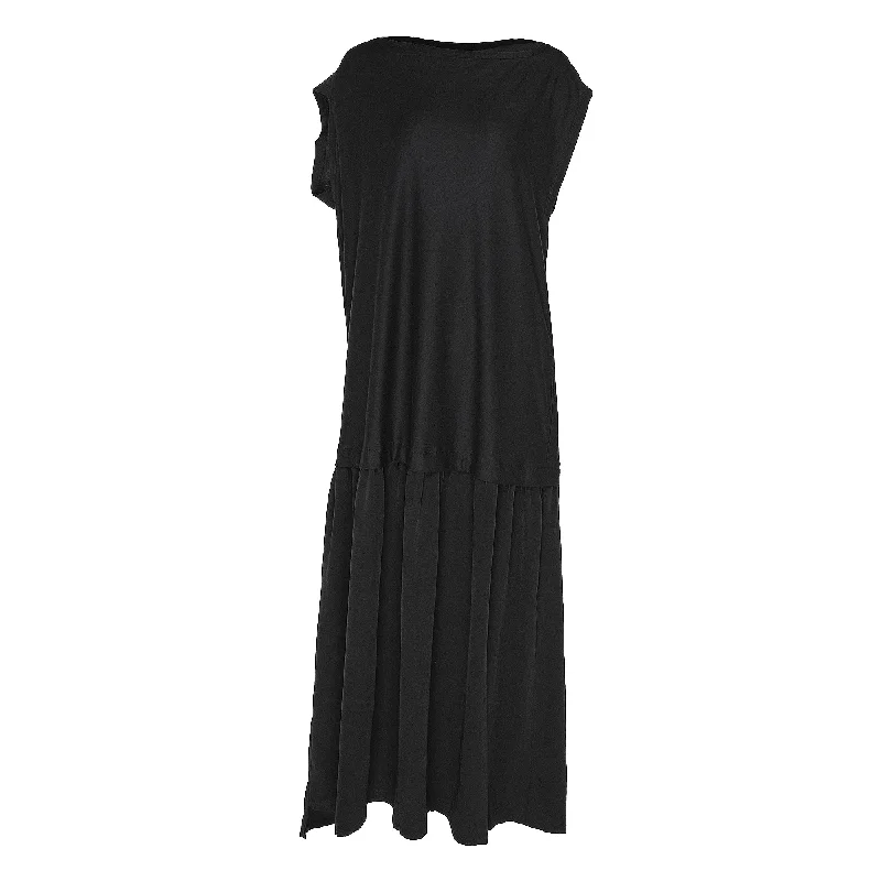 Buy Now Crepe De Chine Cloth French Sleeve Dress