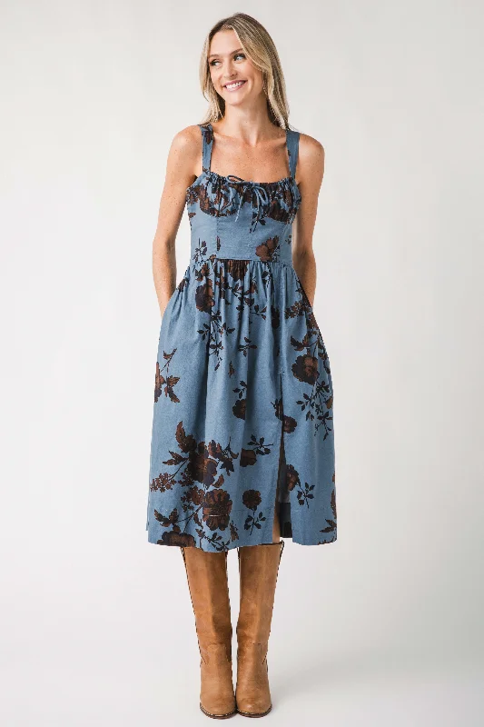Midnight Sale Free People Laters Baby Midi Dress