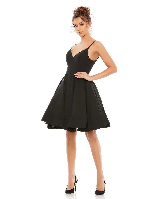 Shop and Save Low Back A-Line Party Dress