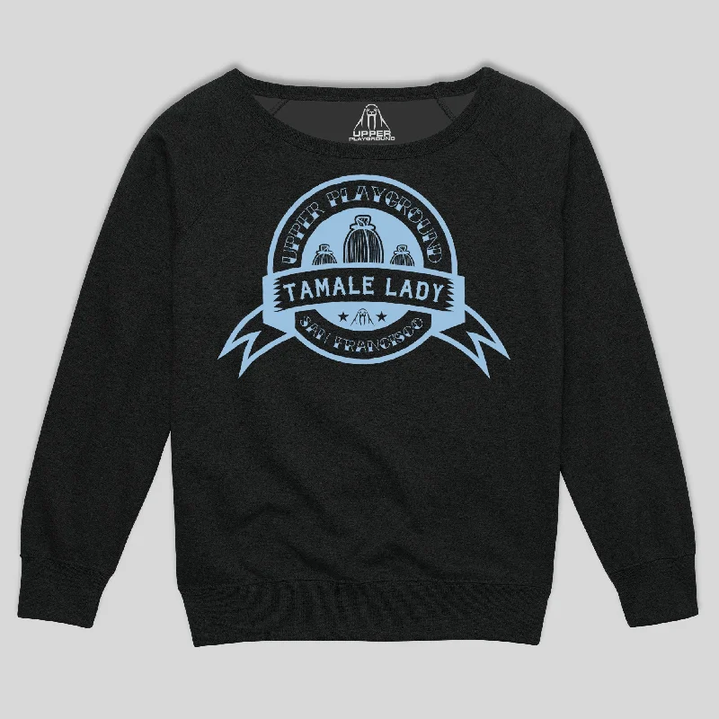 Big Discounts TAMALE LADY SEAL OF APPROVAL WOMEN'S SCOOP NECK SWEATSHIRT