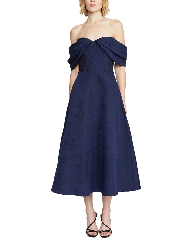 Special Offer Theia Fiona Cloud Jacquard Dress