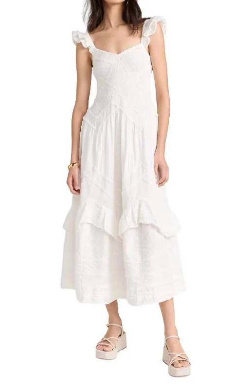 Deal of the Day Brin Dress In Bright White