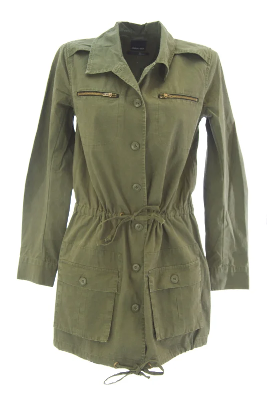 Year-End Sale DOLCE VITA Women's G.I. Olive Green Cotton Drawstring Military Jacket $209 NEW Year-End Sale DOLCE VITA Women's G.I. Olive Green Cotton Drawstring Military Jacket $209 NEW