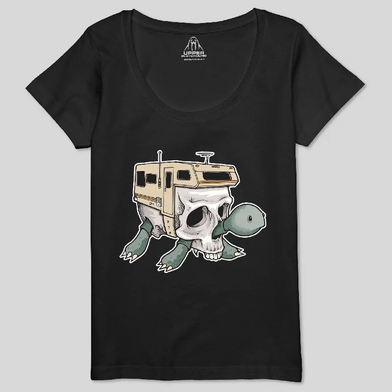 Epic Deals TURTLE CAMPER WOMEN'S SCOOP NECK SWEATSHIRT