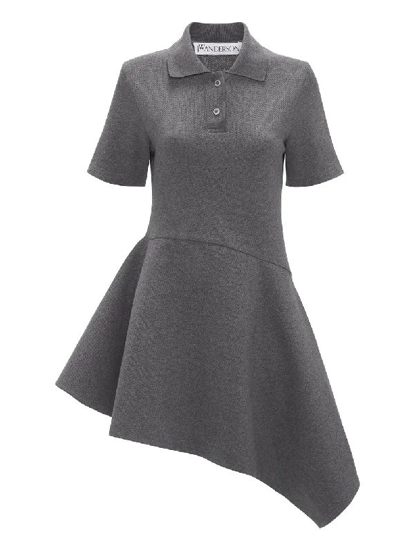 Act Fast Asymmetric Polo Dress