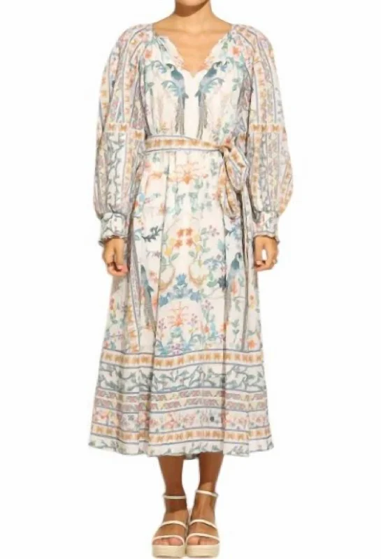 Value Deals Belted Maxi Dress In Dione