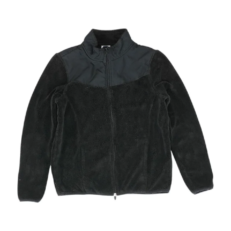 Overstock Black Solid Jacket