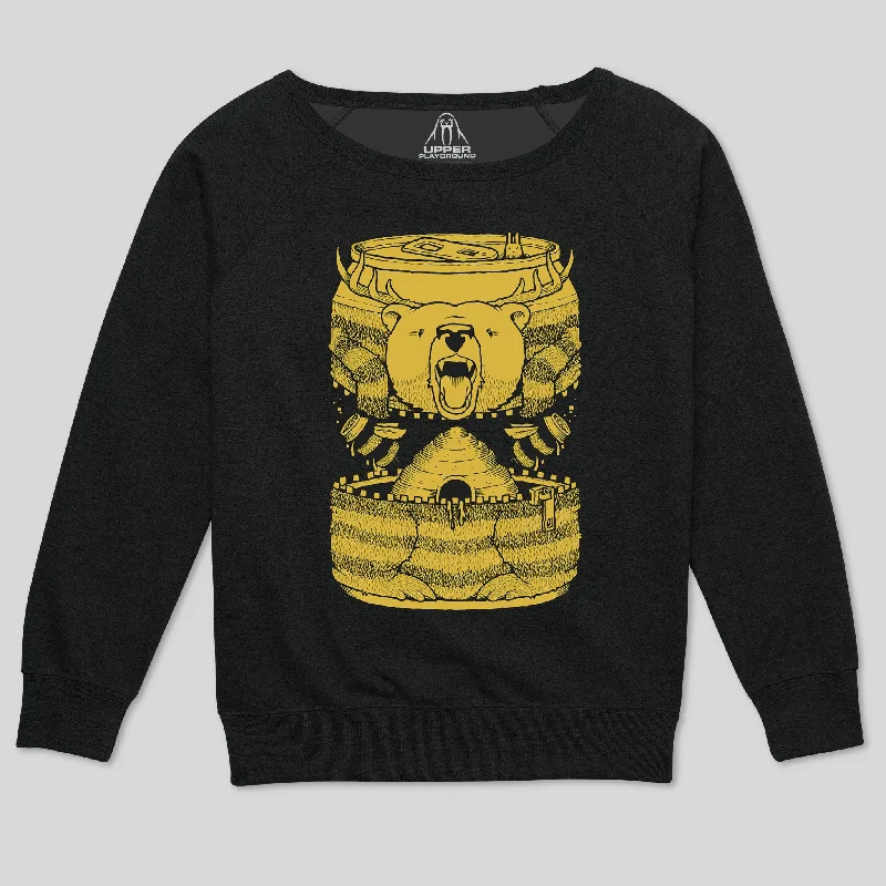 Buy More, Save More BUMBLE BEER WOMEN'S SCOOP NECK SWEATSHIRT