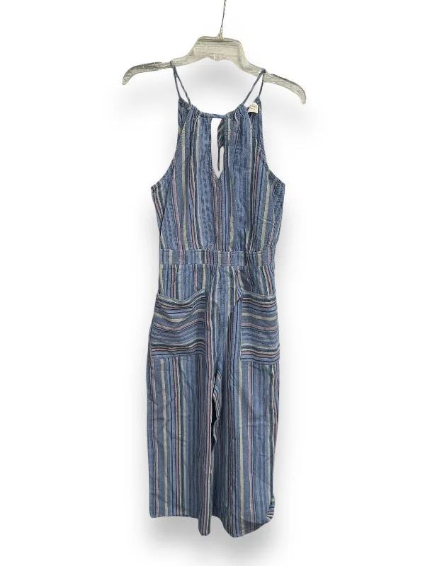 Deal Dash Jumpsuit By Universal Thread In Striped Pattern, Size: S