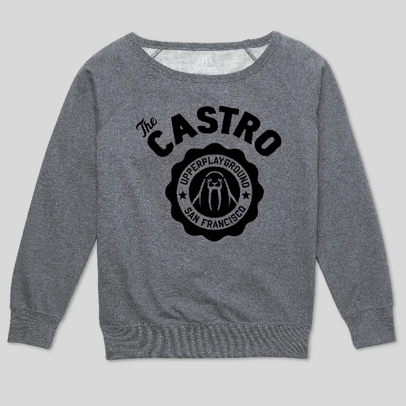 Last Chance CASTRO WOMEN'S SCOOP NECK SWEATSHIRT