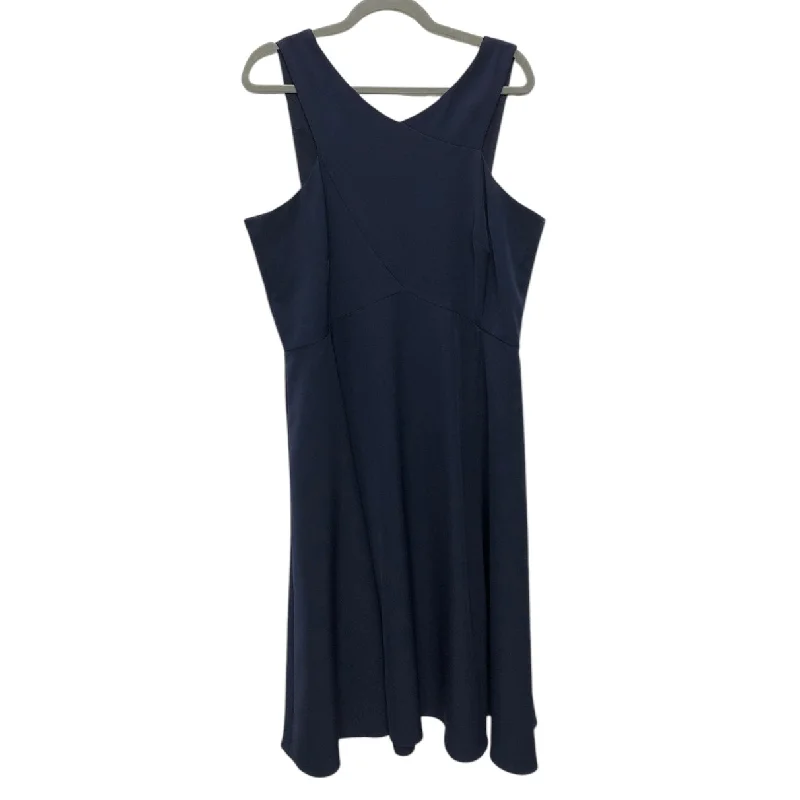 Price Blitz Dress Casual Midi By Eliza J In Navy, Size:18