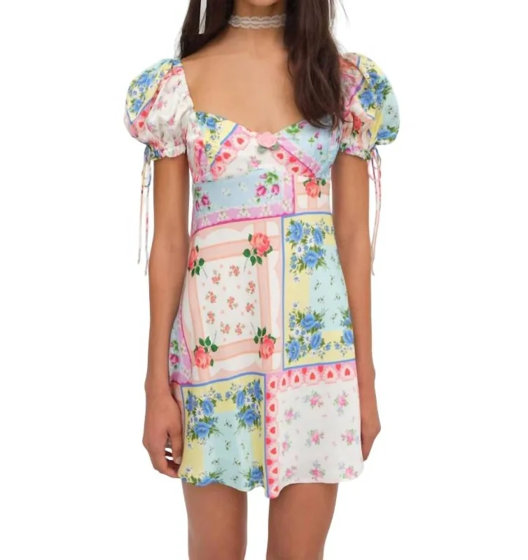 Buy More, Save More Cassandra Mini Dress In Blue