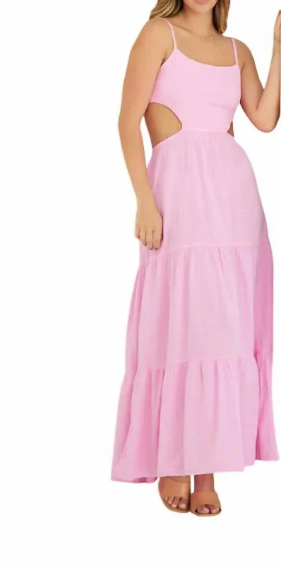 Exclusive Online Offer Emma Cutout Dress In Hot Pink