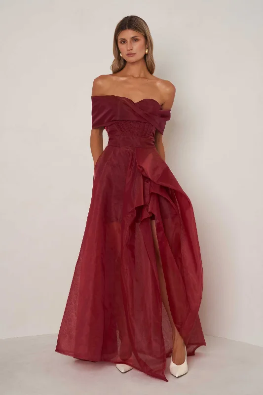 Quick Sale Alice Dress - Cranberry Red