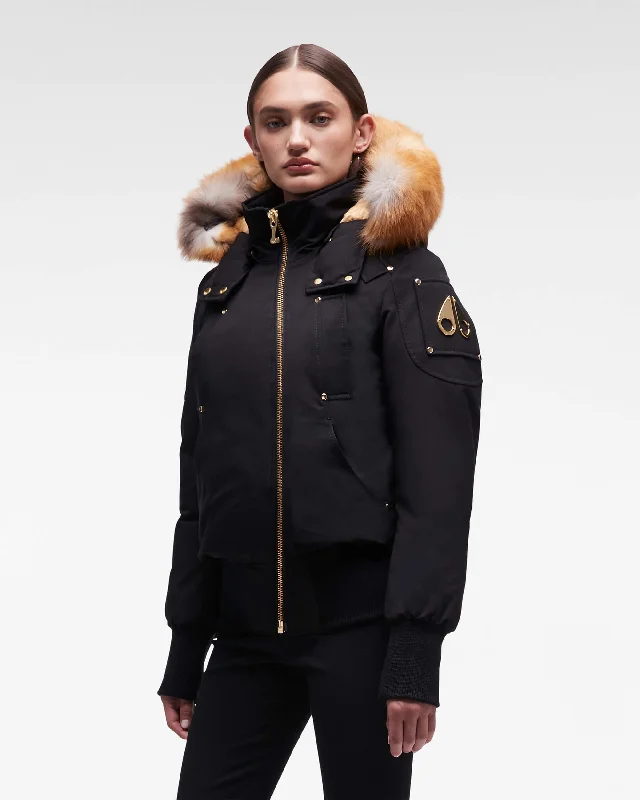 Price Cut GOLD DEBBIE BOMBER FUR