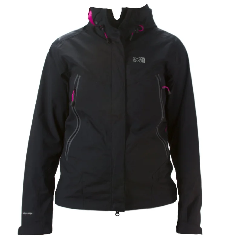 Blowout Deals Millet Women's Black LD Golden Axe Stretch Jacket MIV4798 $375 NEW