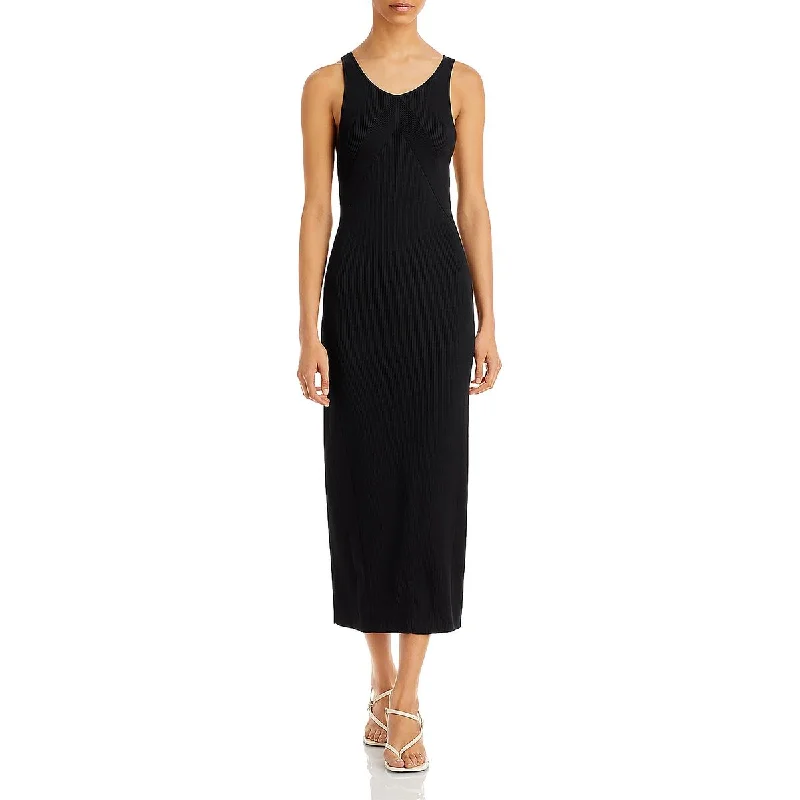 Price Drop Alert Asher Womens Ribbed Knit Midi Sweaterdress