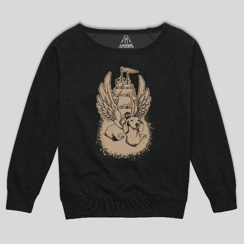 Don't Miss HOUNDSHIP WOMEN'S SCOOP NECK SWEATSHIRT