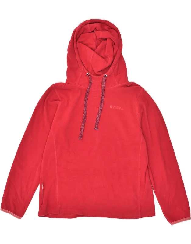 Savings Event MOUNTAIN WAREHOUSE Womens Hooded Fleece Jumper UK 14 Medium Red Polyester Savings Event MOUNTAIN WAREHOUSE Womens Hooded Fleece Jumper UK 14 Medium Red Polyester