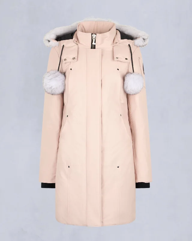 DUSTY ROSE WITH NATURAL SHEARLING