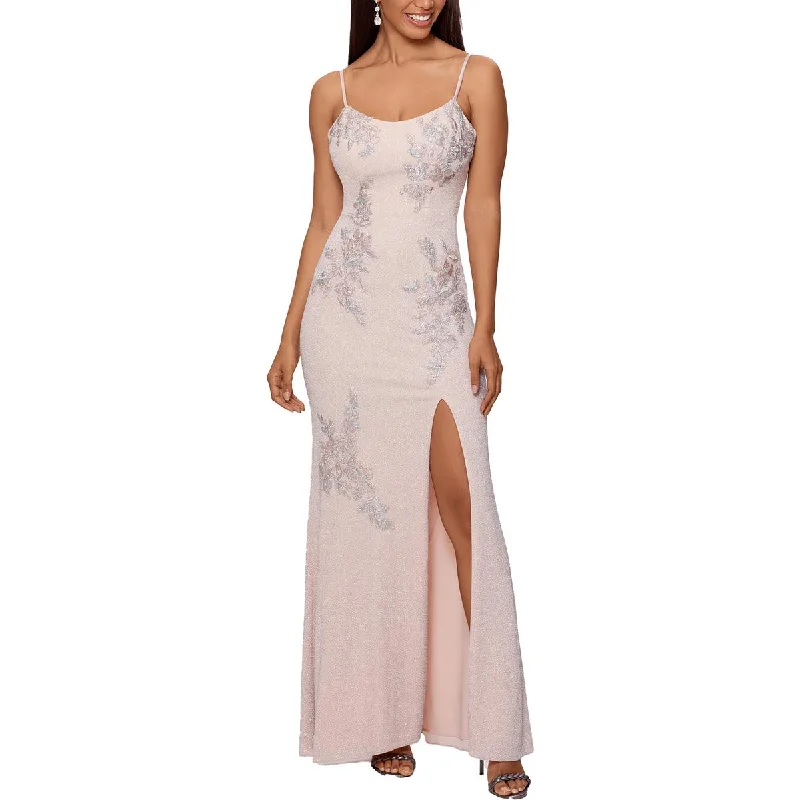 Reduced Prices Womens Lace-Up Back Maxi Evening Dress