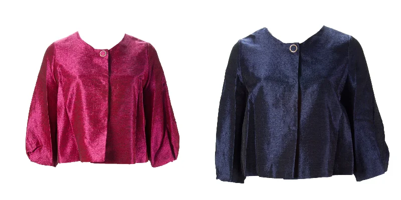 Year-End Sale MARINA RINALDI Women's Canguro Bolero Jacket $715 NWT