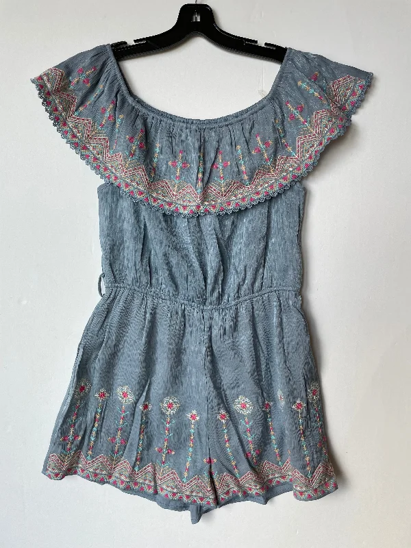 Crazy Savings Romper By Savanna Jane In Blue, Size: L