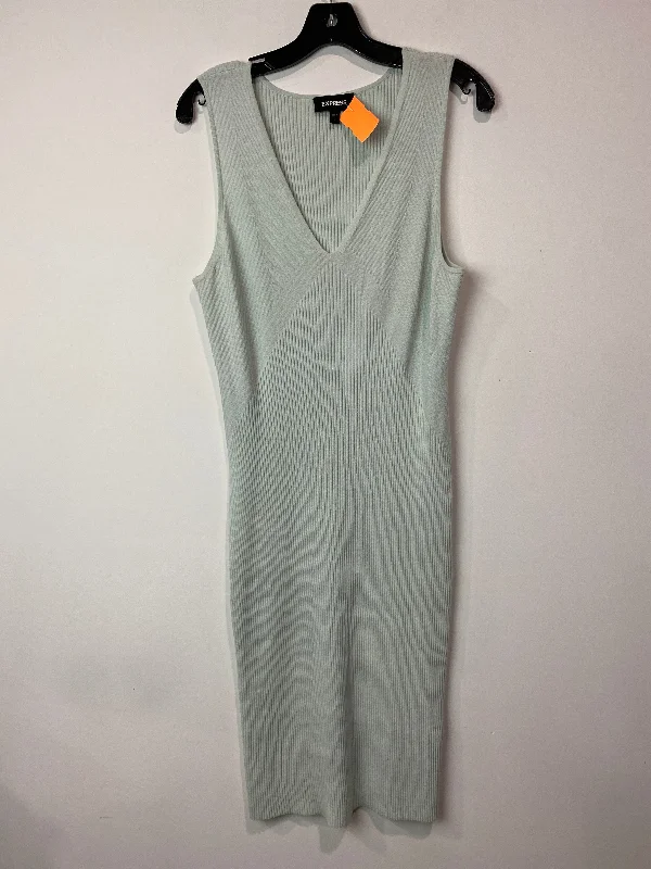 Can't Be Beat Dress Casual Midi By Express  Size: L