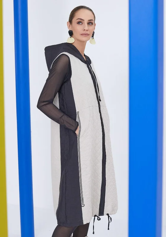 Lowest Prices Naya Two Tone Quilted Waistcoat, Stone